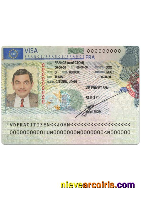 France schengen visa new version